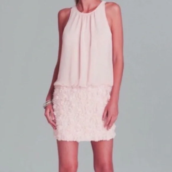 Beautiful mini dress sleeveless, pink pastel, size 6. In perfect condition. - Picture 2 of 12